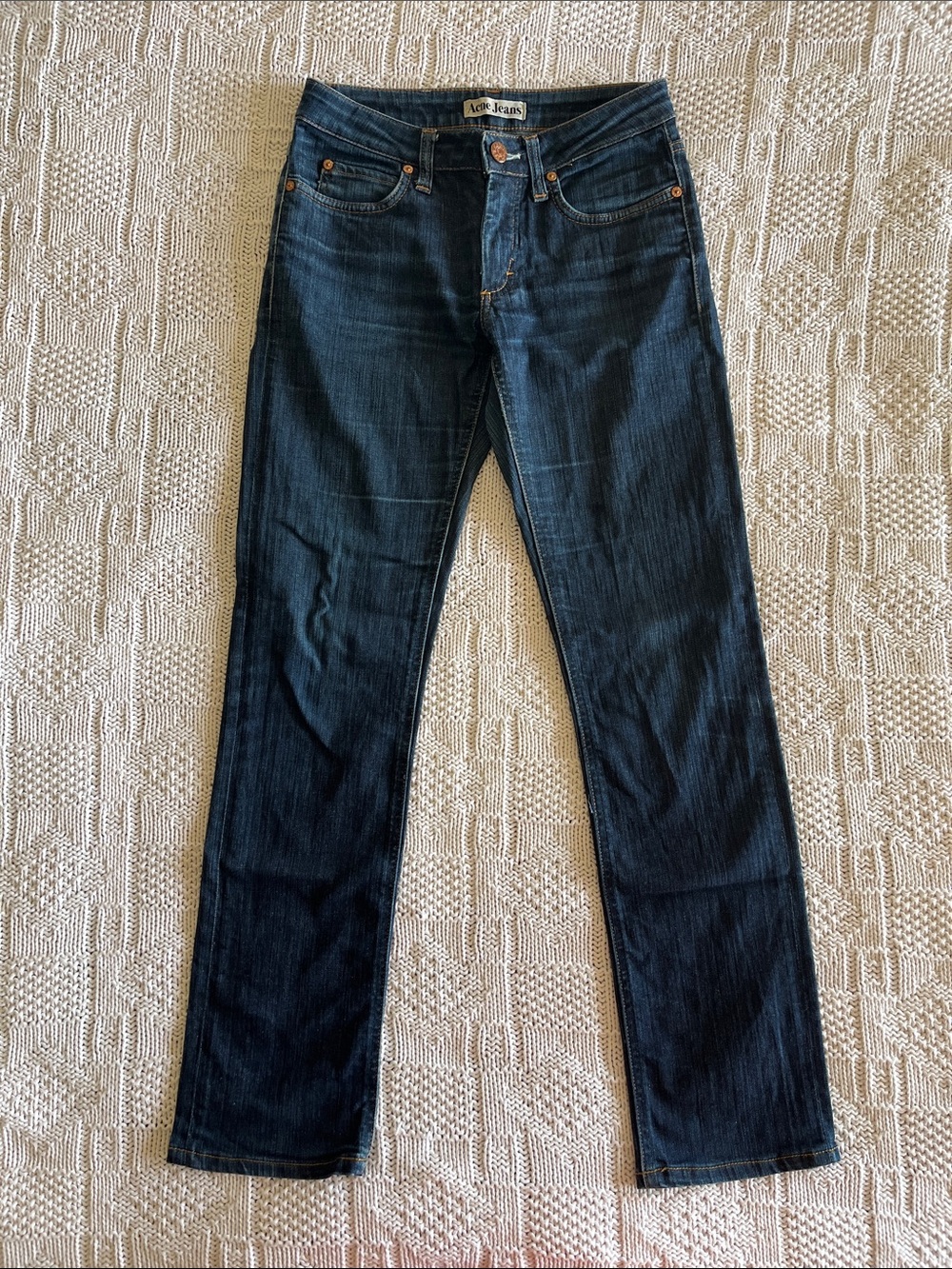 Acne Jeans Hep Raw Sz 27